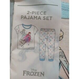 Disney Frozen Two Piece Pajama Set Toddler Girl’s Size 18M Elsa Anna  Pjs #2